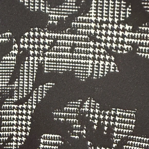 AA Studio Floral and hound tooth Black and Gray Dress size 18 - Picture 5 of 8